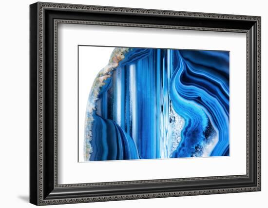 So Pure Collection - Beautiful Blue Agate-Philippe Hugonnard-Framed Photographic Print