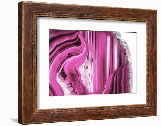 So Pure Collection - Beautiful Pink Agate-Philippe Hugonnard-Framed Photographic Print