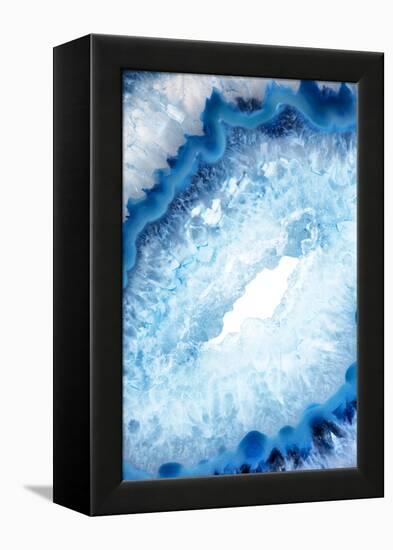 So Pure Collection - Blue Agate Heart-Philippe Hugonnard-Framed Premier Image Canvas