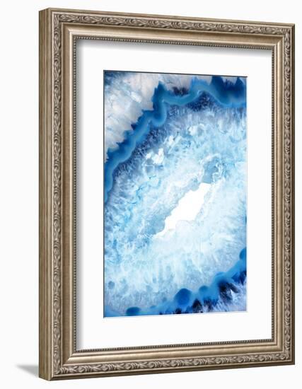 So Pure Collection - Blue Agate Heart-Philippe Hugonnard-Framed Photographic Print