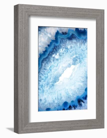 So Pure Collection - Blue Agate Heart-Philippe Hugonnard-Framed Photographic Print