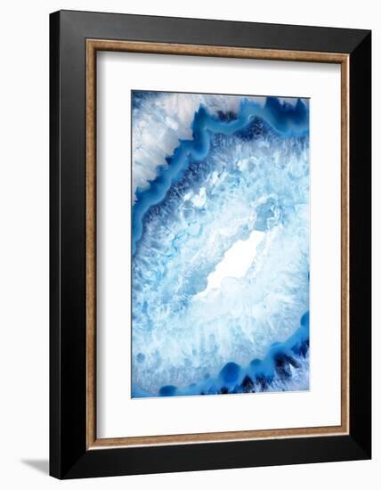 So Pure Collection - Blue Agate Heart-Philippe Hugonnard-Framed Photographic Print