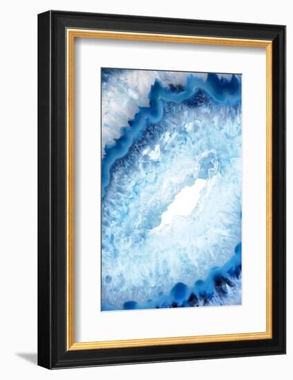 So Pure Collection - Blue Agate Heart-Philippe Hugonnard-Framed Photographic Print
