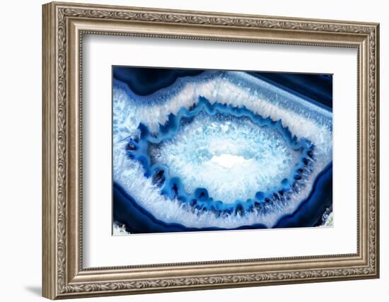 So Pure Collection - Blue Agate Look-Philippe Hugonnard-Framed Photographic Print