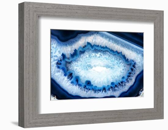 So Pure Collection - Blue Agate Look-Philippe Hugonnard-Framed Photographic Print