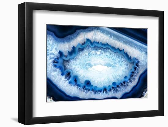 So Pure Collection - Blue Agate Look-Philippe Hugonnard-Framed Photographic Print