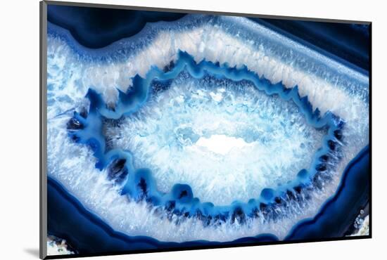 So Pure Collection - Blue Agate Look-Philippe Hugonnard-Mounted Photographic Print
