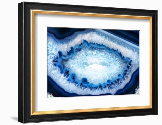 So Pure Collection - Blue Agate Look-Philippe Hugonnard-Framed Photographic Print