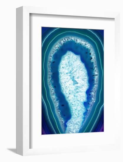 So Pure Collection - Blue Agate Slice-Philippe Hugonnard-Framed Photographic Print