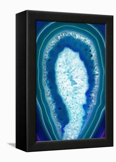 So Pure Collection - Blue Agate Slice-Philippe Hugonnard-Framed Premier Image Canvas