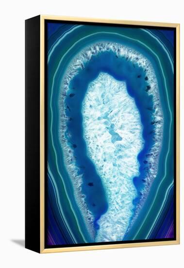 So Pure Collection - Blue Agate Slice-Philippe Hugonnard-Framed Premier Image Canvas