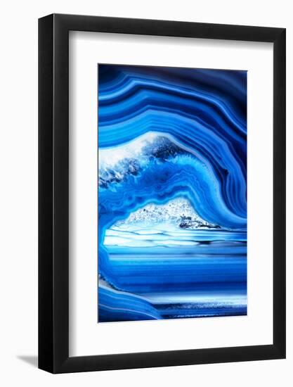 So Pure Collection - Close-up of Blue Agate-Philippe Hugonnard-Framed Photographic Print