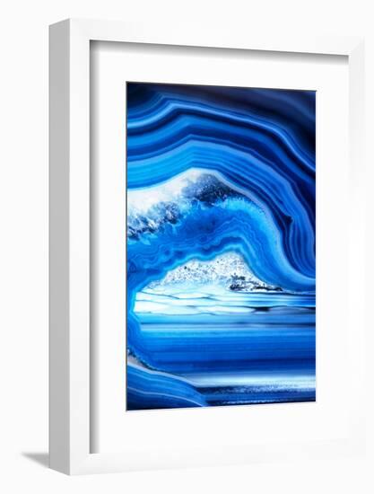 So Pure Collection - Close-up of Blue Agate-Philippe Hugonnard-Framed Photographic Print