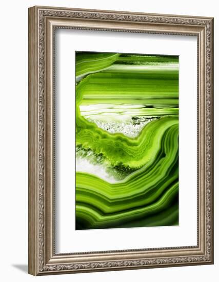 So Pure Collection - Close-up of Green Agate-Philippe Hugonnard-Framed Photographic Print