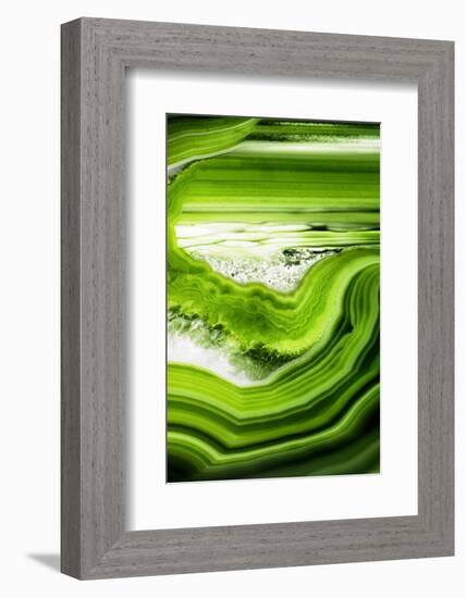 So Pure Collection - Close-up of Green Agate-Philippe Hugonnard-Framed Photographic Print