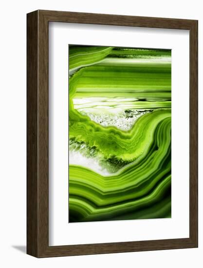 So Pure Collection - Close-up of Green Agate-Philippe Hugonnard-Framed Photographic Print