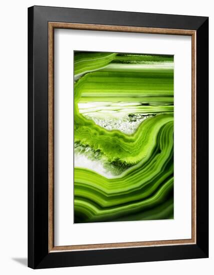 So Pure Collection - Close-up of Green Agate-Philippe Hugonnard-Framed Photographic Print