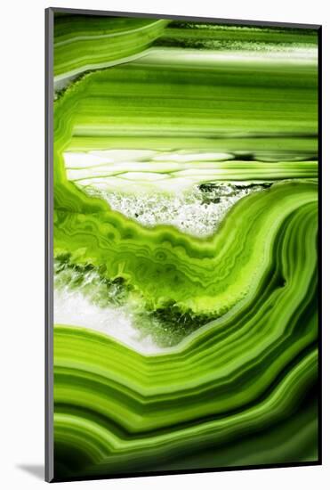 So Pure Collection - Close-up of Green Agate-Philippe Hugonnard-Mounted Photographic Print