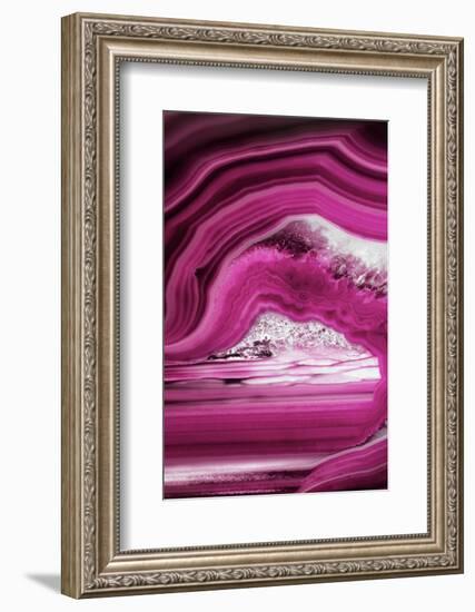 So Pure Collection - Close-up of Pink Agate-Philippe Hugonnard-Framed Photographic Print