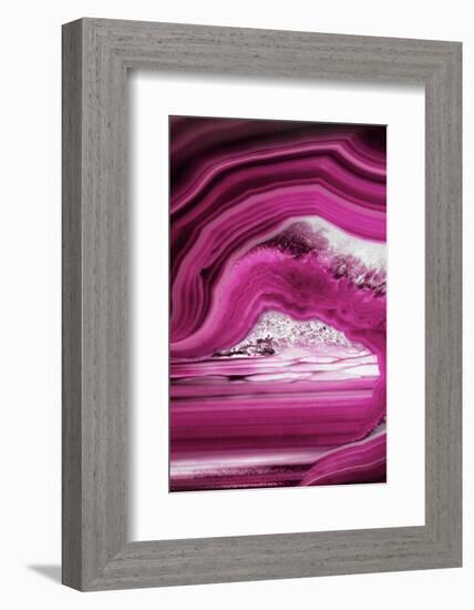 So Pure Collection - Close-up of Pink Agate-Philippe Hugonnard-Framed Photographic Print