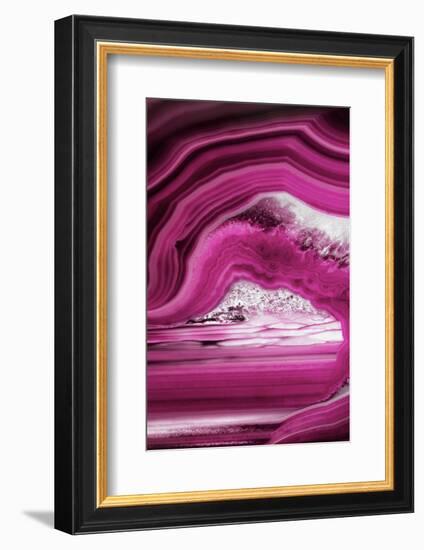 So Pure Collection - Close-up of Pink Agate-Philippe Hugonnard-Framed Photographic Print