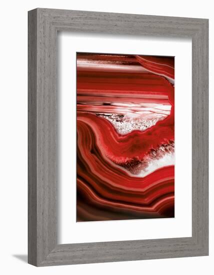 So Pure Collection - Close-up of Red Agate-Philippe Hugonnard-Framed Photographic Print