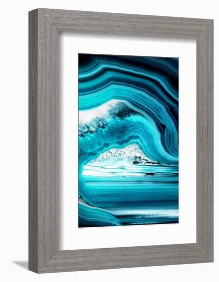 So Pure Collection - Close-up of Turquoise Agate-Philippe Hugonnard-Framed Photographic Print