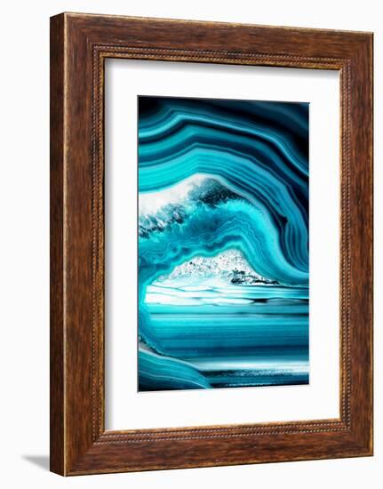 So Pure Collection - Close-up of Turquoise Agate-Philippe Hugonnard-Framed Photographic Print