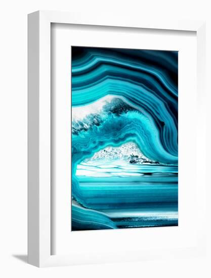 So Pure Collection - Close-up of Turquoise Agate-Philippe Hugonnard-Framed Photographic Print