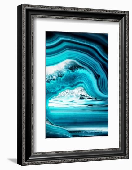 So Pure Collection - Close-up of Turquoise Agate-Philippe Hugonnard-Framed Photographic Print