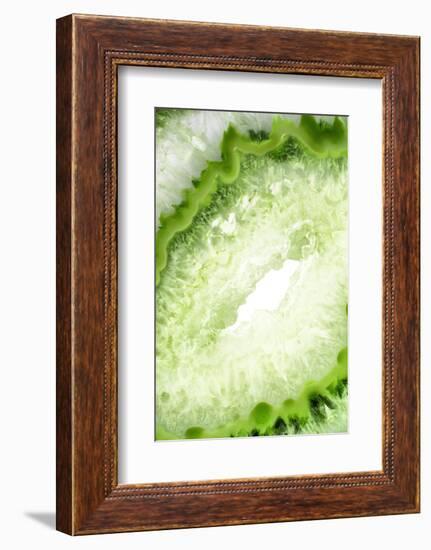 So Pure Collection - Green Agate Heart-Philippe Hugonnard-Framed Photographic Print