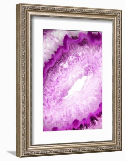 So Pure Collection - Pink Agate Heart-Philippe Hugonnard-Framed Photographic Print