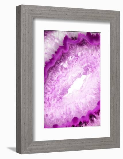 So Pure Collection - Pink Agate Heart-Philippe Hugonnard-Framed Photographic Print