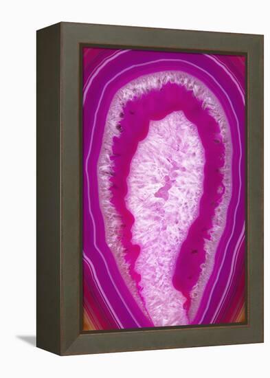 So Pure Collection - Pink Agate Slice-Philippe Hugonnard-Framed Premier Image Canvas