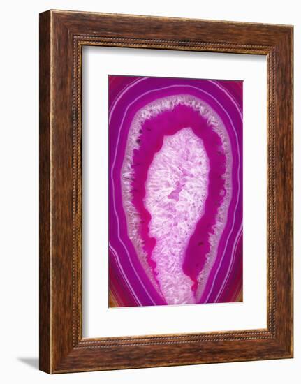 So Pure Collection - Pink Agate Slice-Philippe Hugonnard-Framed Photographic Print