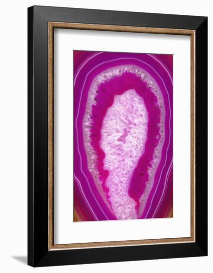 So Pure Collection - Pink Agate Slice-Philippe Hugonnard-Framed Photographic Print