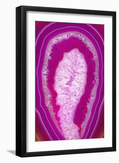 So Pure Collection - Pink Agate Slice-Philippe Hugonnard-Framed Photographic Print
