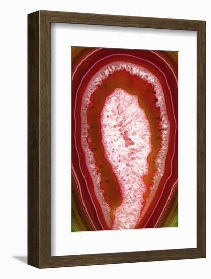 So Pure Collection - Red Agate Slice-Philippe Hugonnard-Framed Photographic Print