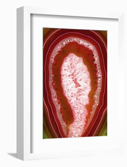 So Pure Collection - Red Agate Slice-Philippe Hugonnard-Framed Photographic Print