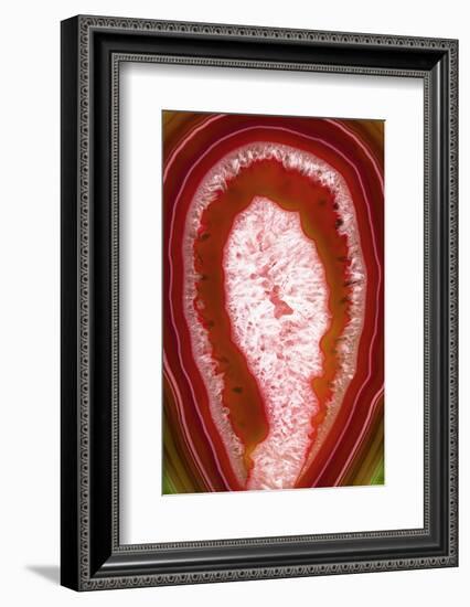 So Pure Collection - Red Agate Slice-Philippe Hugonnard-Framed Photographic Print