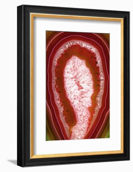 So Pure Collection - Red Agate Slice-Philippe Hugonnard-Framed Photographic Print