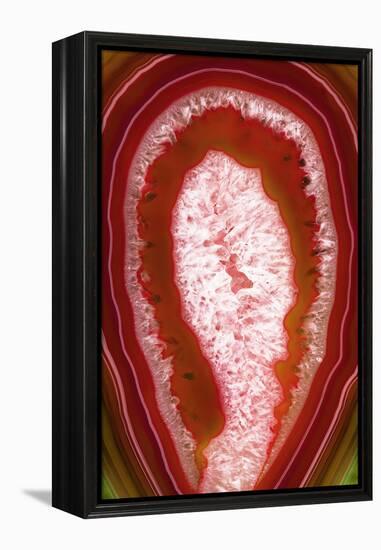 So Pure Collection - Red Agate Slice-Philippe Hugonnard-Framed Premier Image Canvas