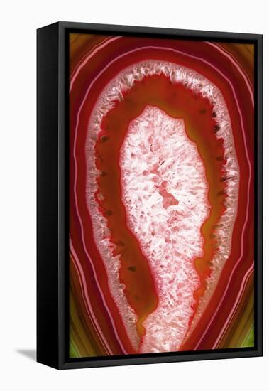 So Pure Collection - Red Agate Slice-Philippe Hugonnard-Framed Premier Image Canvas