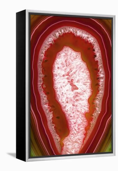 So Pure Collection - Red Agate Slice-Philippe Hugonnard-Framed Premier Image Canvas