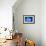 So Pure Collection - Slice of Blue Agate-Philippe Hugonnard-Framed Photographic Print displayed on a wall