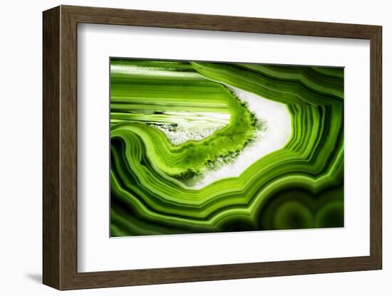 So Pure Collection - Slice of Green Agate-Philippe Hugonnard-Framed Photographic Print