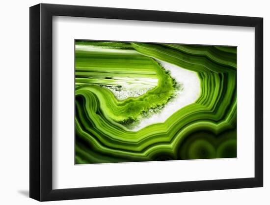 So Pure Collection - Slice of Green Agate-Philippe Hugonnard-Framed Photographic Print