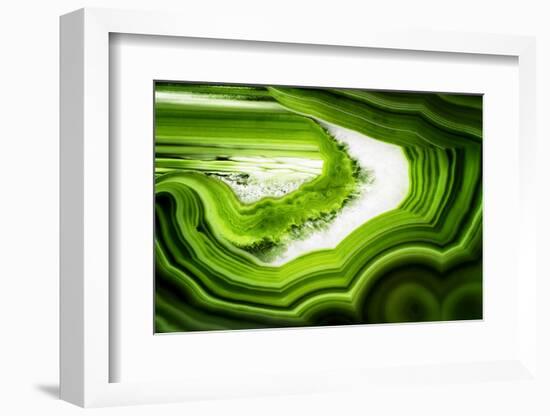 So Pure Collection - Slice of Green Agate-Philippe Hugonnard-Framed Photographic Print