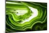 So Pure Collection - Slice of Green Agate-Philippe Hugonnard-Mounted Photographic Print