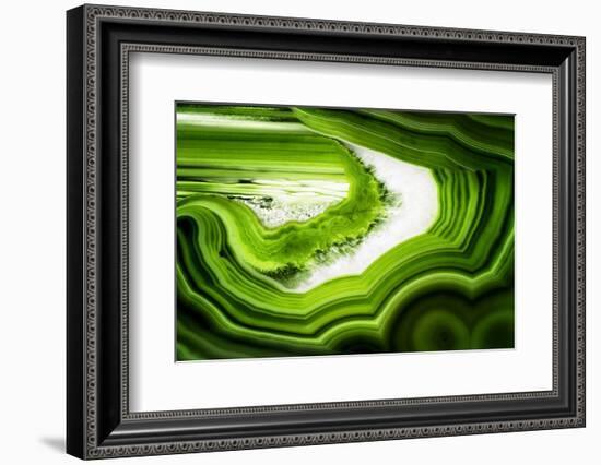 So Pure Collection - Slice of Green Agate-Philippe Hugonnard-Framed Photographic Print